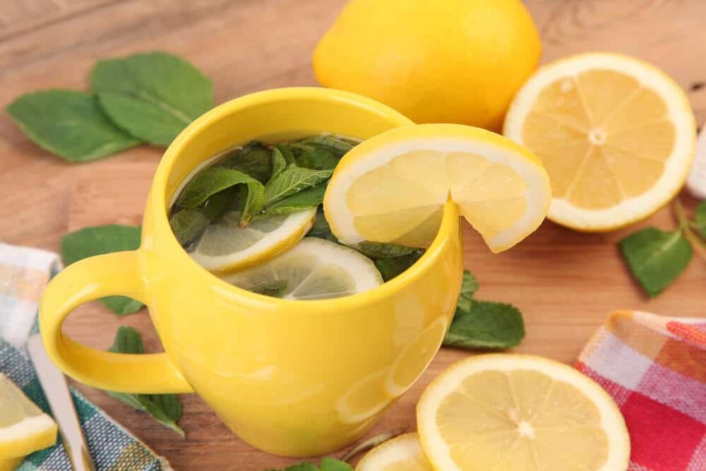 chá da casca de limão