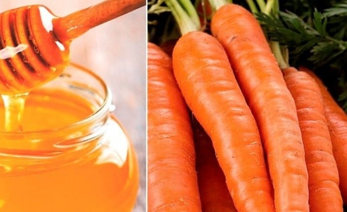 Remédio caseiro com cenoura e mel para gripe